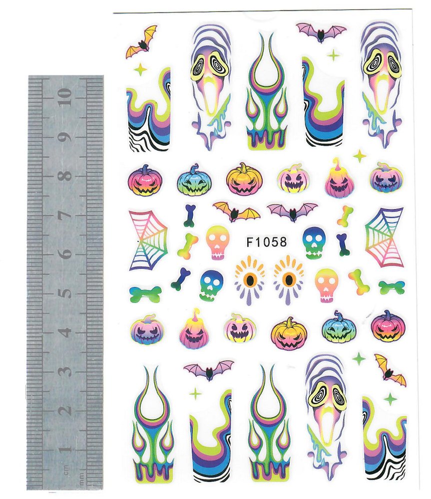 Nail Stickers - Halloween 40 (Nail Stickers F1058)