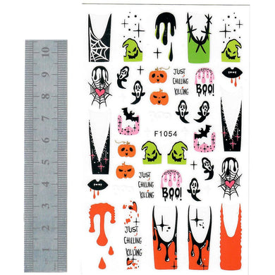 Nail Stickers - Halloween 40 (Nail Stickers F1054)