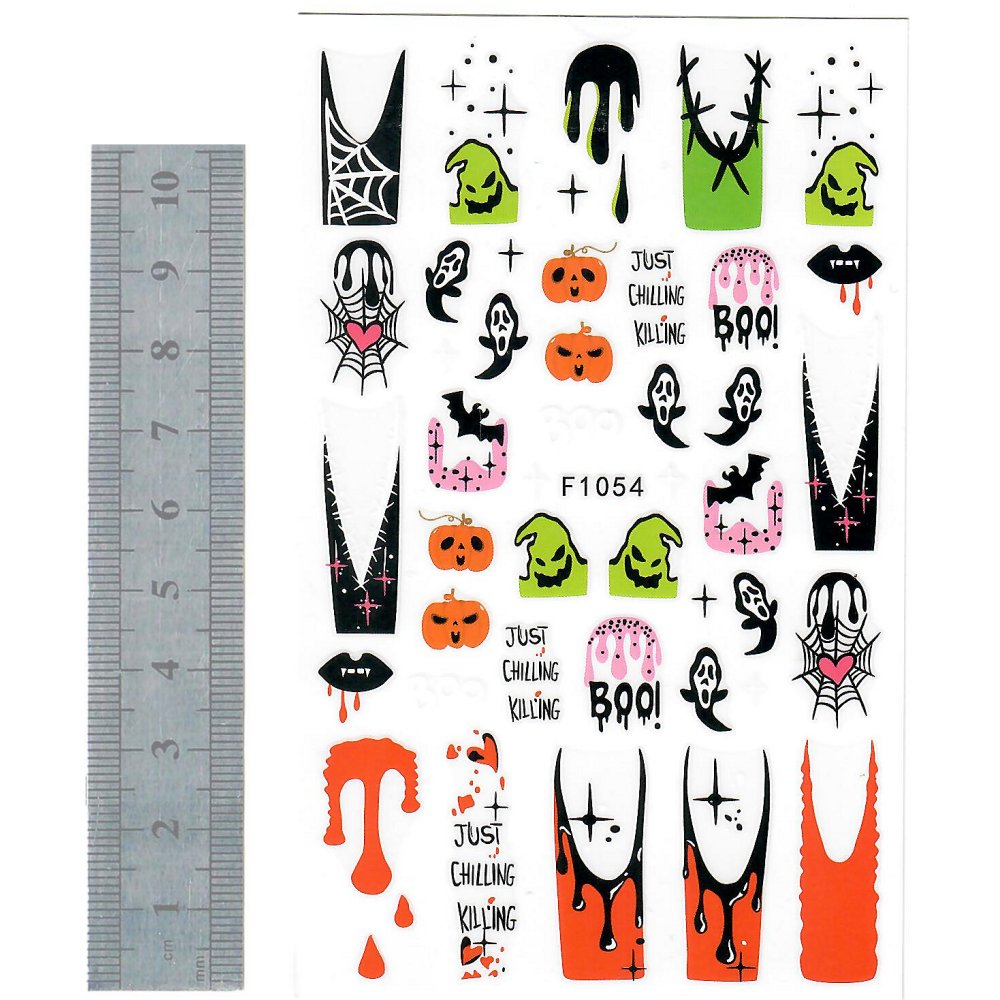 Nail Stickers - Halloween 40 (Nail Stickers F1054)