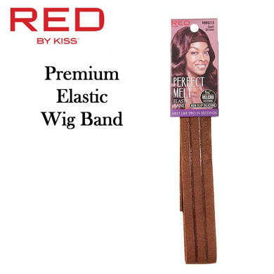 Red by Kiss Wig Band, Dark Brown Premium Elastic Wig Band (HWG13)
