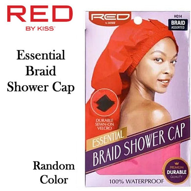 Red by Kiss Cap, Essential Braid Shower Cap (HQ14) [Random Color]