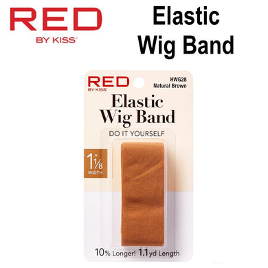 Red by Kiss Wig Band, Natural Brown Elastic Wig Band (HWG28)