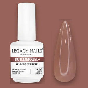 Legacy Nails Builder Gel+, 6 colors (0.5 oz)