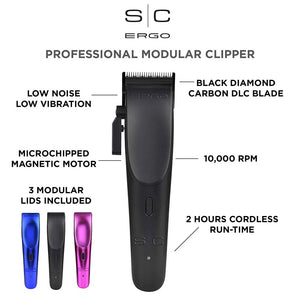 SC Pro Ergo - Magnetic Motor Modular Cordless Hair Clipper