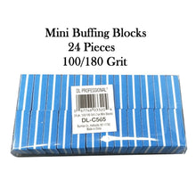 DL Professional Mini Buffing Blocks 24 pack - 100/200 Grit (DL-C324)