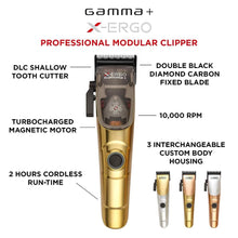 Gamma+ X-Ergo Linear Cordless Clipper with Turbocharge Magnetic Motor