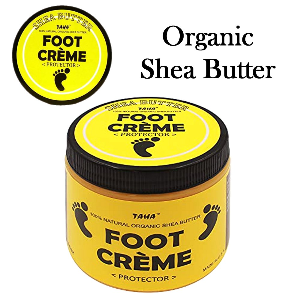 Taha Foot Creme Organic Shea Butter, 16 oz