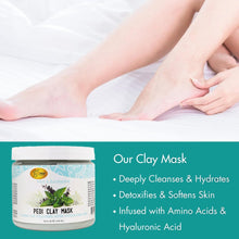 Spa Redi Pedi Clay Mask with Mint & Eucalyptus, 16 oz