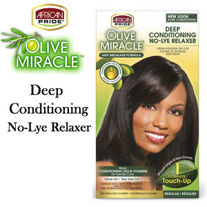 African Pride Olive Miracle Deep Conditioning No-Lye Relaxer