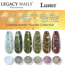 Legacy Nails Colored Acrylic Powder Collection, "Luster"