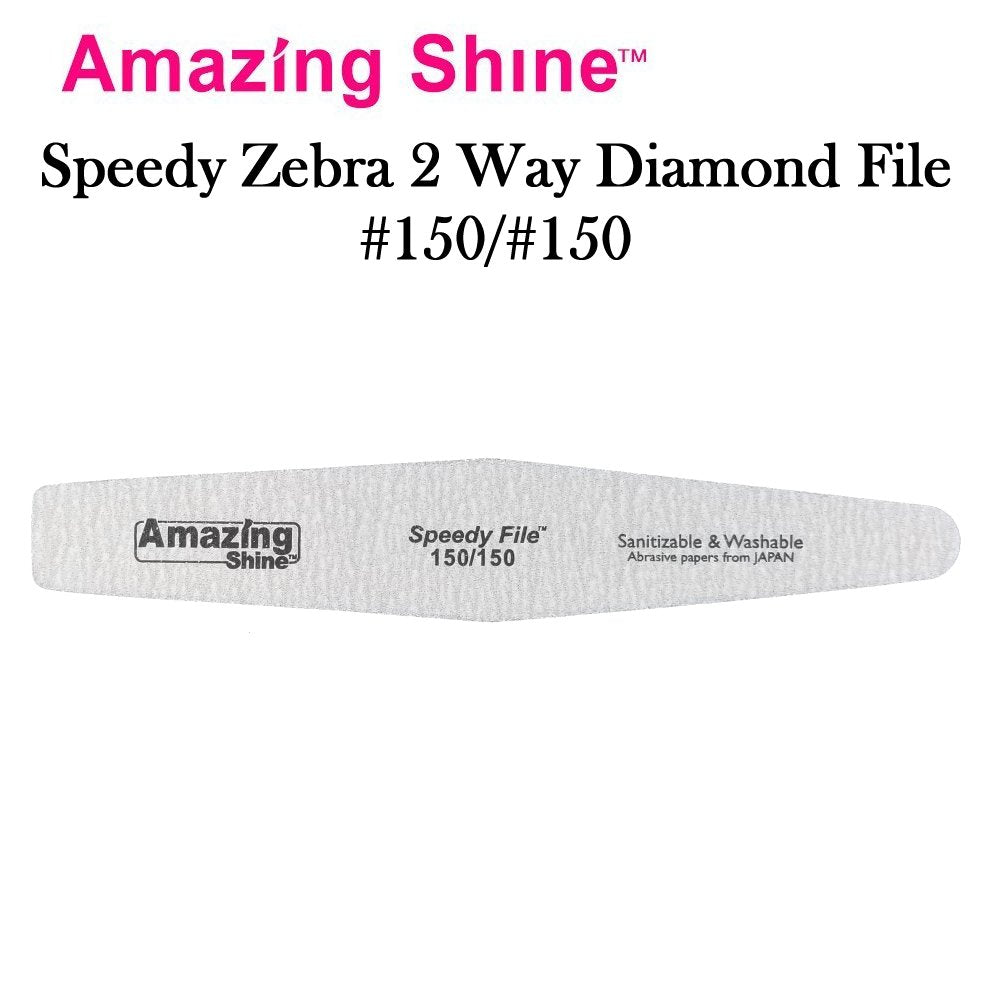 Amazing Shine Speedy Zebra 2 Way Diamond File #150/#150