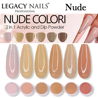 Legacy Nails Colored Acrylic Powder Collection, 