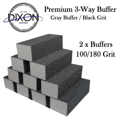 Dixon 3 Way Buffer - Gray with Black Grit (100/180)