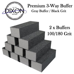 Dixon 3 Way Buffer - Gray with Black Grit