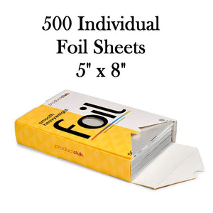 Product Club Smooth Heavyweight Individual 5" x 8" Foil Sheets, 500 sheets (Silver)