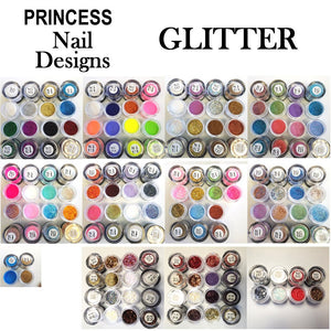 Princess Nail Designs Glitter