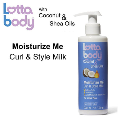LottaBody Moisturize Me Curl & Style Milk, 8 oz