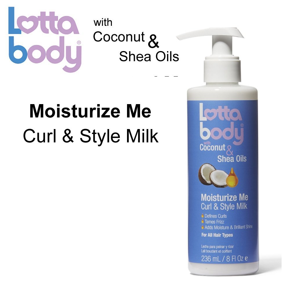 LottaBody Moisturize Me Curl & Style Milk, 8 oz