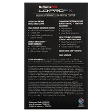 BaBylissPro LoProFX - Limited Edition Chameleon High-Performance Low-Profile Clipper