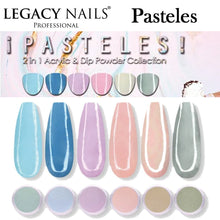 Legacy Nails Acrylic and Dip Powder Collection, "Pasteles"