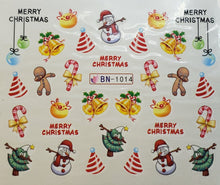 "Christmas Friends" Water transfer nail decals (23 Styles)