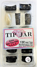 Tip Jar Glitter Nail Tips 130pcs