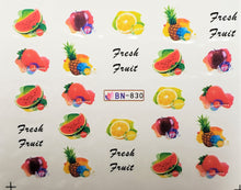 1pc x Fruity Fruite water transfer nail decals (12 selections)