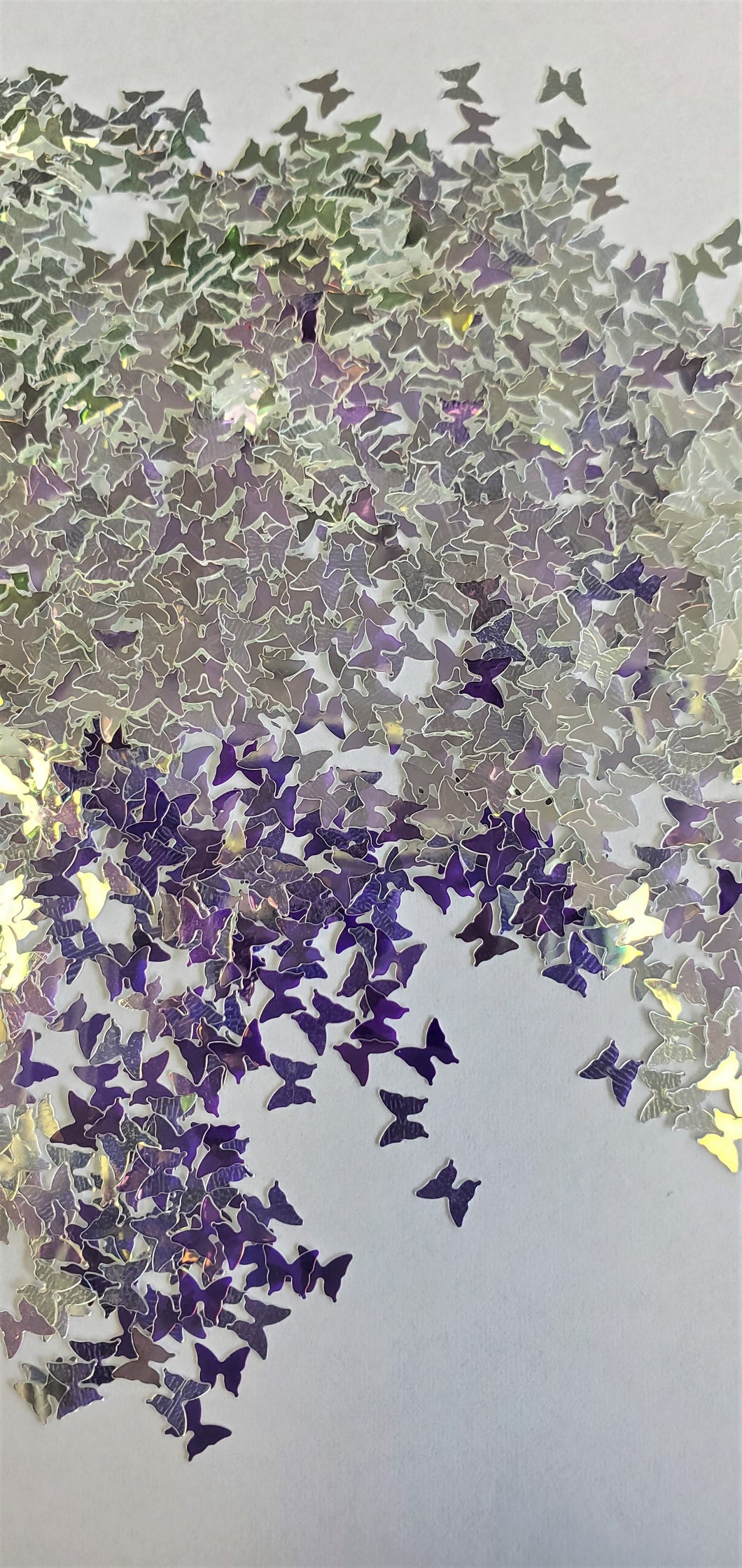 Mirror shine butterfly glitter