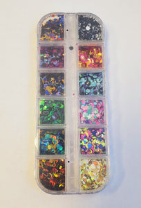 Confetti Mix Glitter (12 color set)