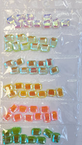 "Octagon Candy" Nail Crystals (6 Color Set)