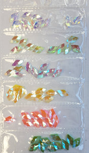"Candy Diamond" Nail Crystals (6 Color Set)