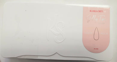 Kiara Sky Clear Gelly Tips Soak Off -Stiletto medium