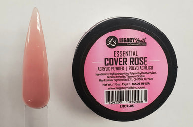 Legacy nails cover rose acrylic powder