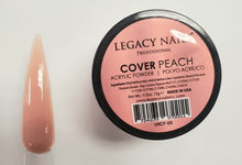 Legacy nails cover peach acrylic powder