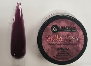 Legacy nails Bella fiore colored acrylic powder collection