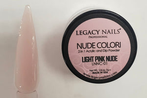 Legacy nails nude colori acrylic and dipping powder collection