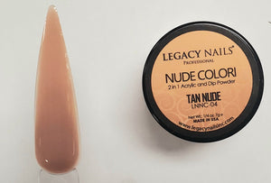 Legacy nails nude colori acrylic and dipping powder collection