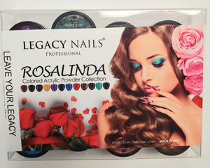 Legacy nails rosalinda colored acrylic powder collection
