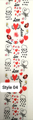 Valentines Day Transfer Nail Foils (9 Styles)