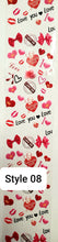 Valentines Day Transfer Nail Foils (9 Styles)