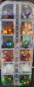 Maple Leaves Glitter set 02 (12 color set)