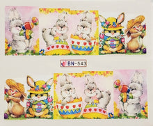 Easter Nail Art Water Transfer Decals - 24 Styles