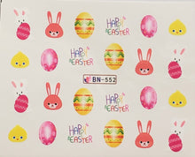 Easter Nail Art Water Transfer Decals - 24 Styles