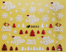 "Jolly Christmas" Nail Stickers (12 Styles)