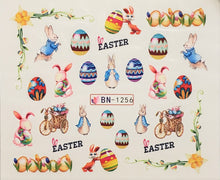 Easter Nail Art Water Transfer Decals - 24 Styles