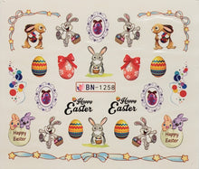 Easter Nail Art Water Transfer Decals - 24 Styles