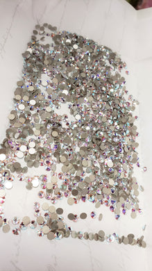 Swarovski Round AB Flat Back Crystal