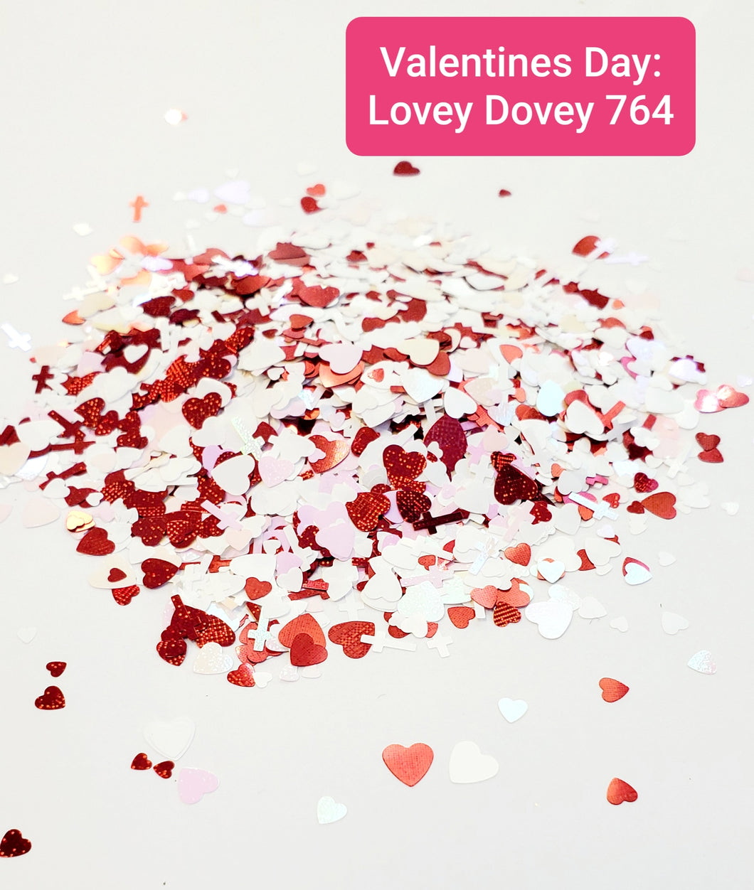 Lovey Dovey Valentines glitter 764
