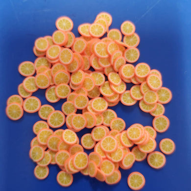 Orange fimo slice nail art (2.5g)