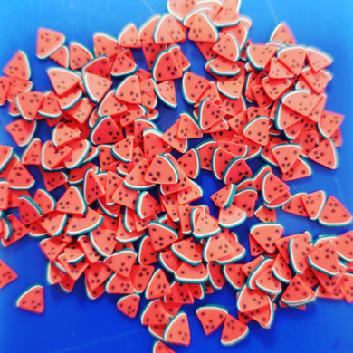 Watermelon fimo slice for nail art (2.5g)